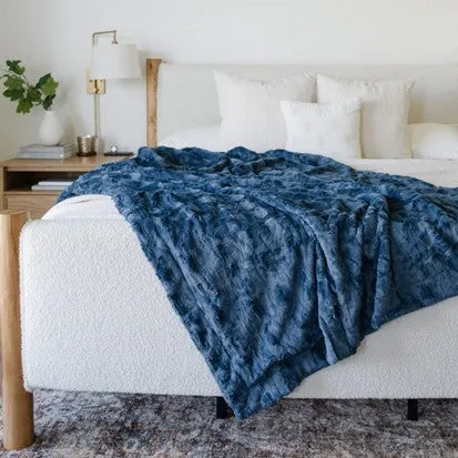 Patterned Faux Fur XL Throw Blankets