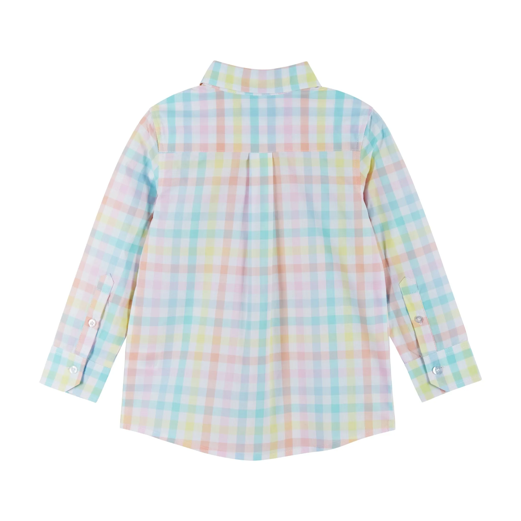 Plaid Pastel Button-Up | Multicolor