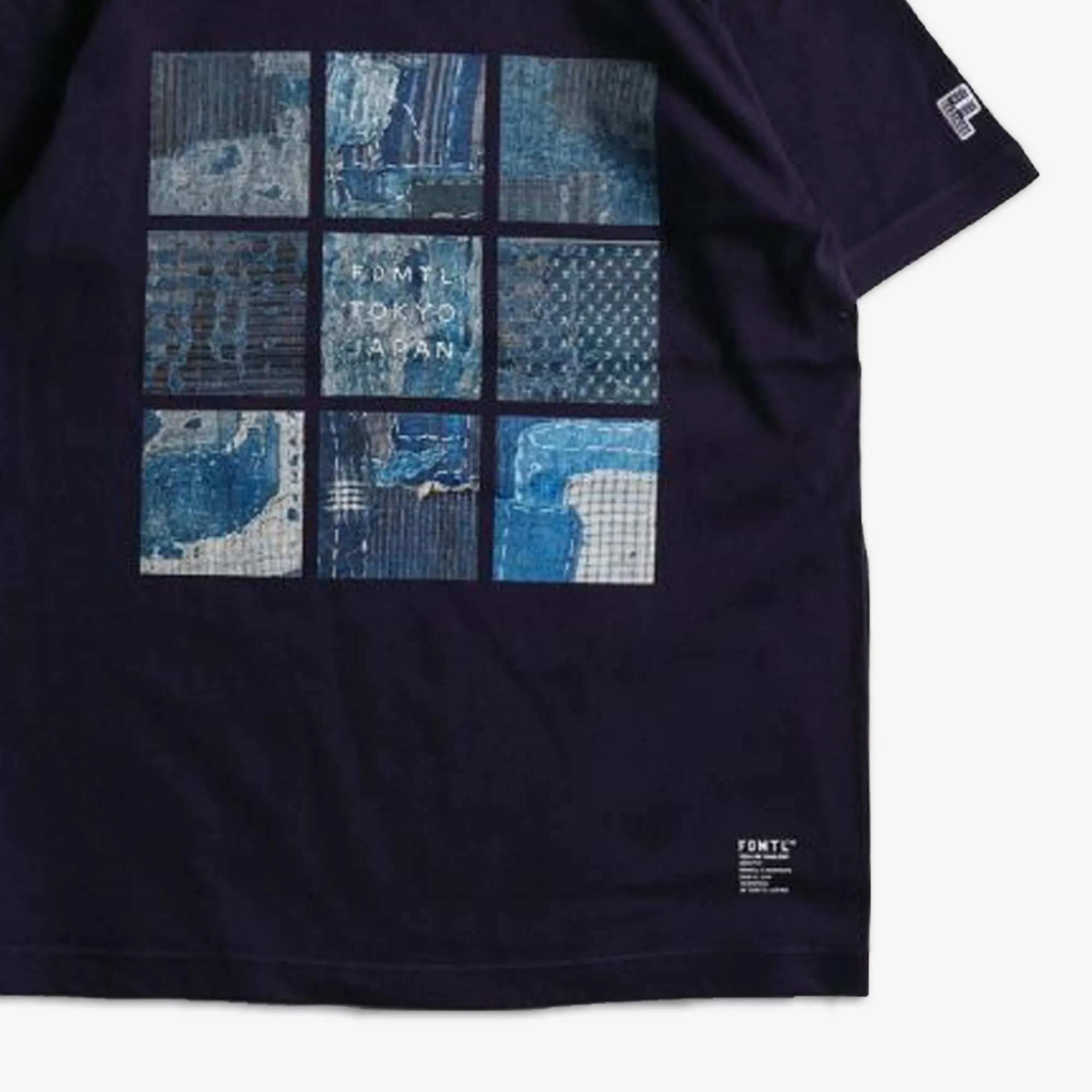 PRINTED BORO TEE 'NAVY'