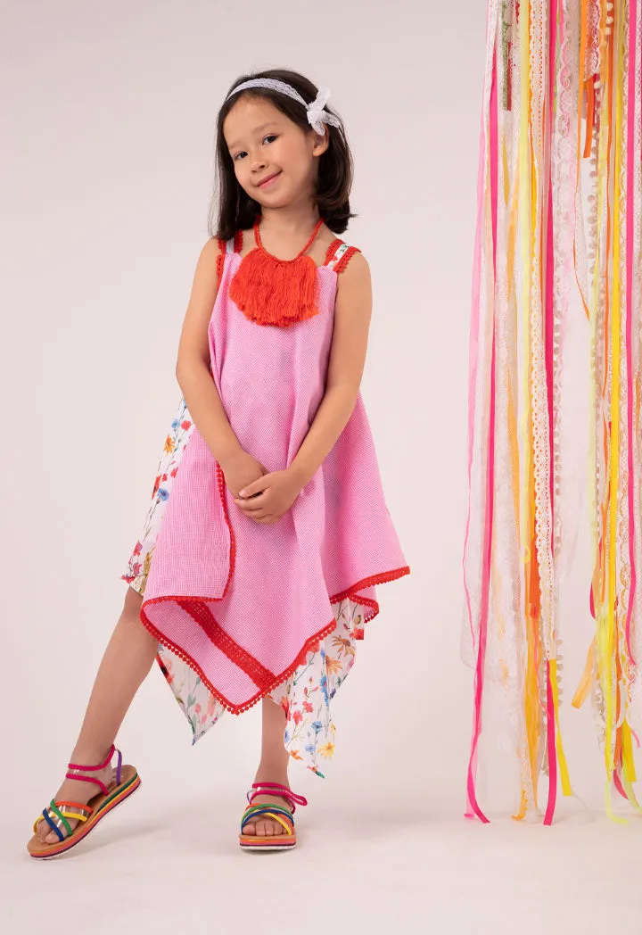 Printed Handkerchief Dress