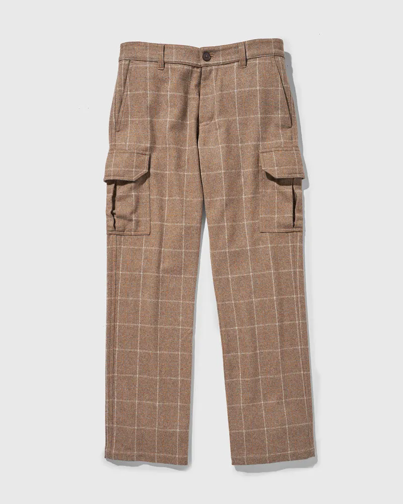 Recycled Plaid Trouser