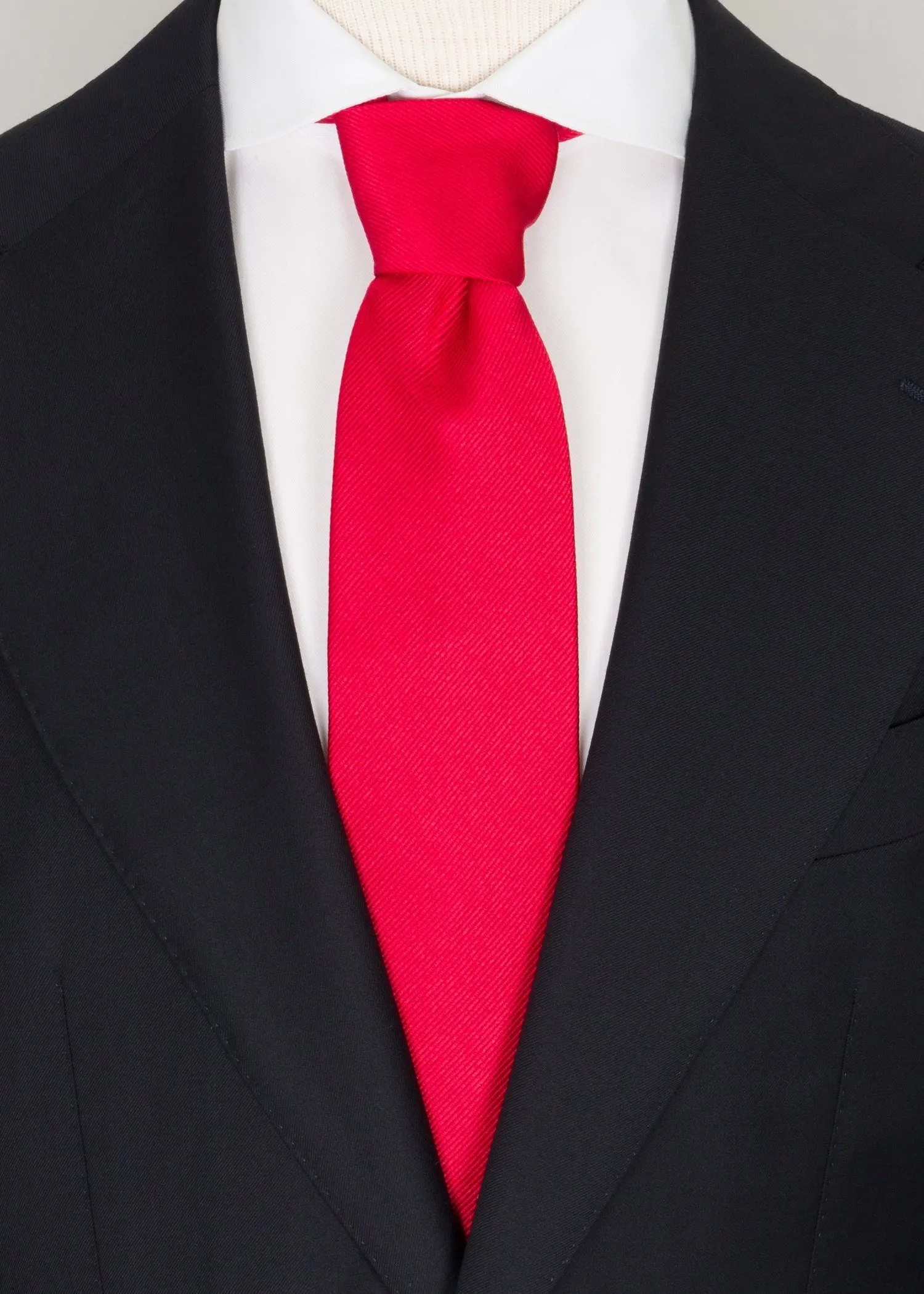 Red Plain Tie