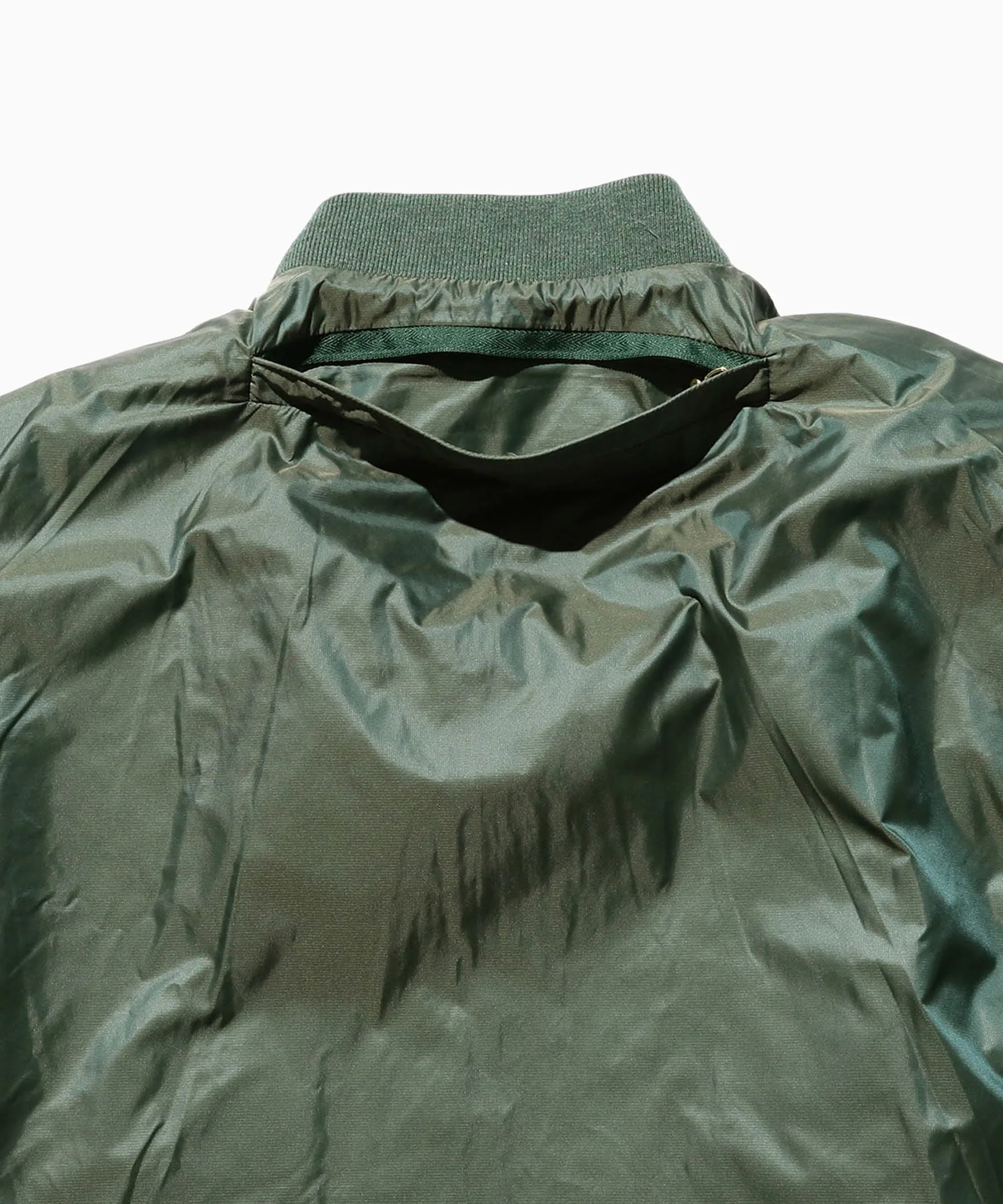 Reversible Ripstop Puffer Jacket Green