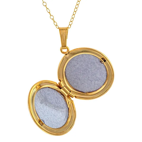 Round Patterned Locket