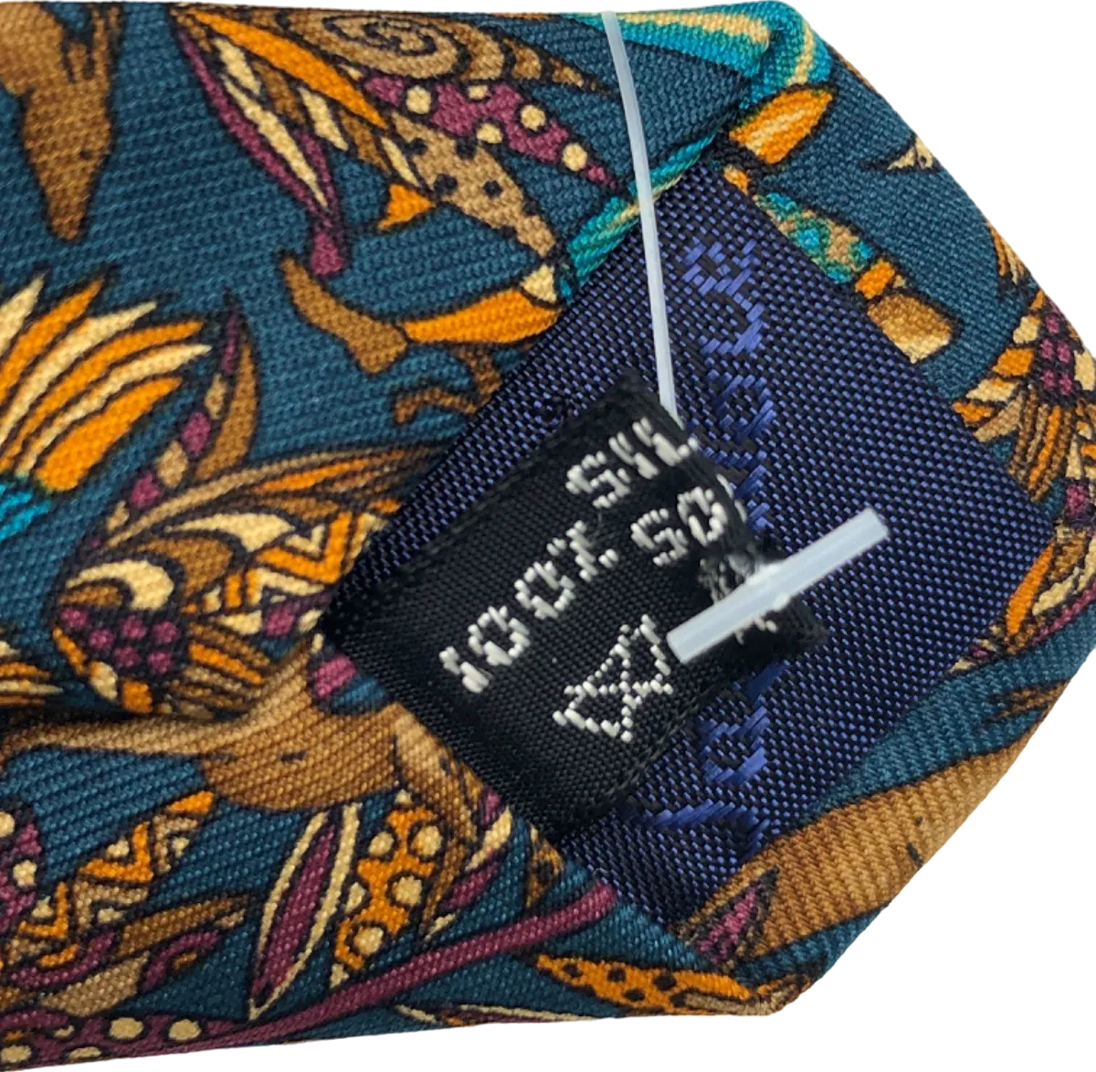 Salvatore Ferragamo Multicolour Patterned Silk Tie