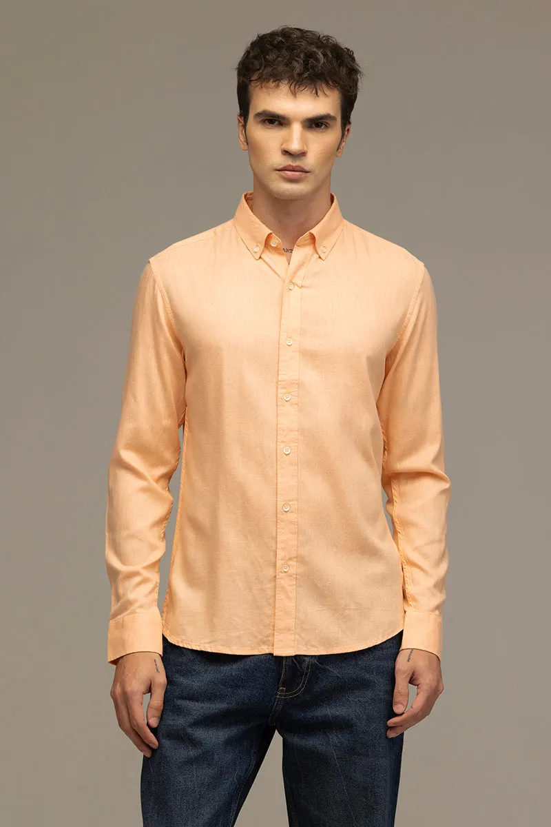 Sleek Style Plain Peach Shirt