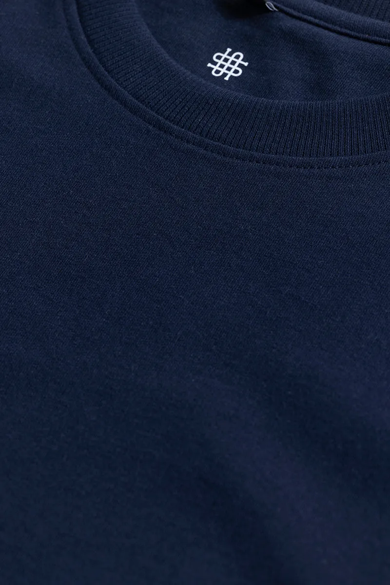 Solitude Navy Oversized T-Shirt