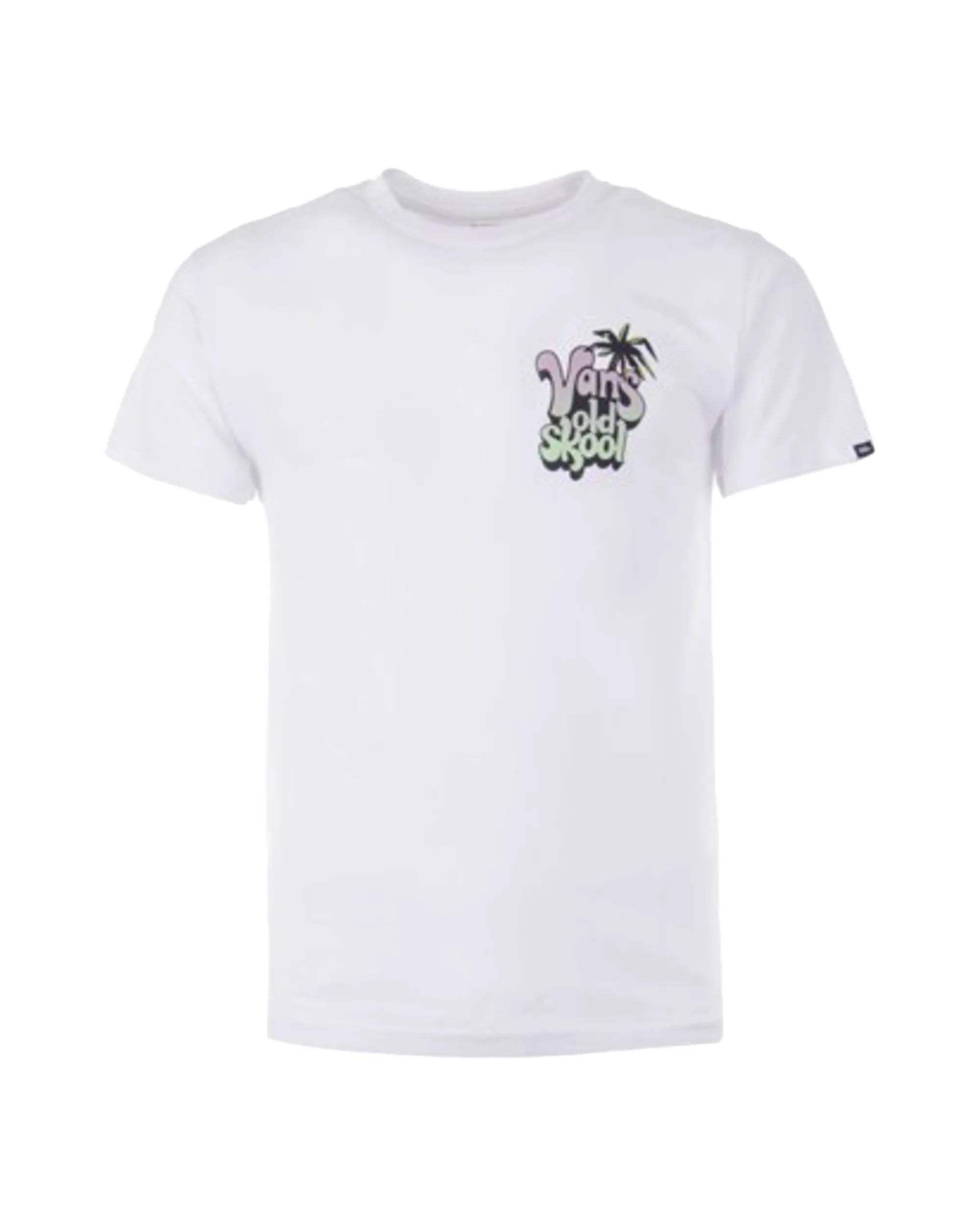 T-Shirt Uomo Vans Paradise Vans Palm SS Bianco