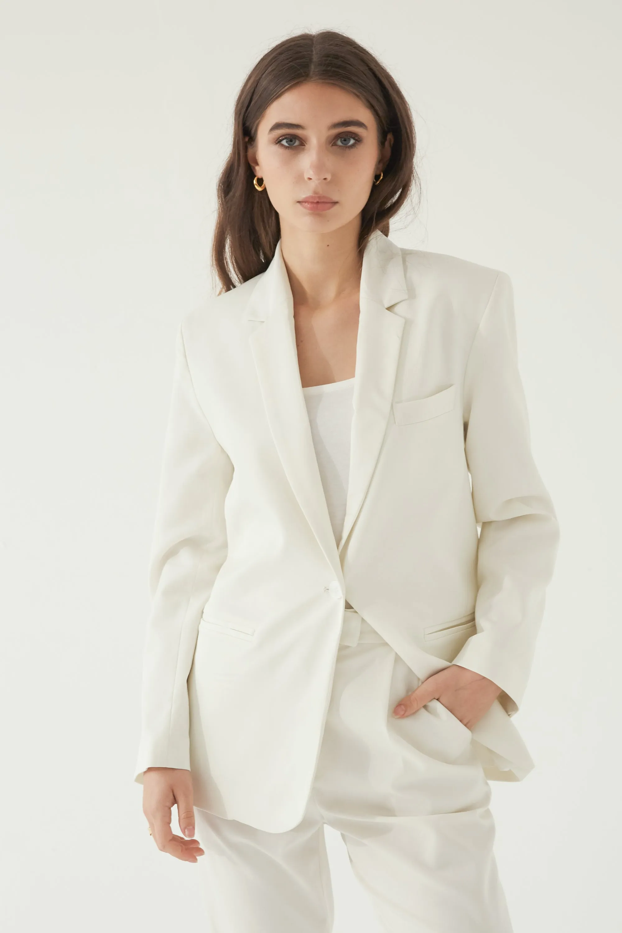 The Oversized Tencel Blazer