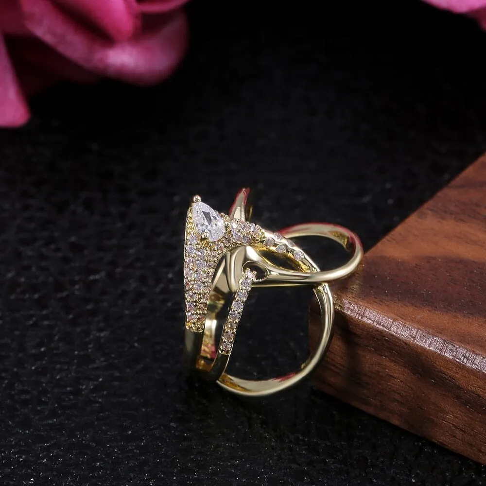 Unique Luxury Irregular Magical Ring