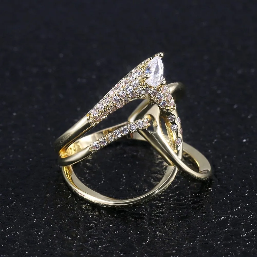 Unique Luxury Irregular Magical Ring