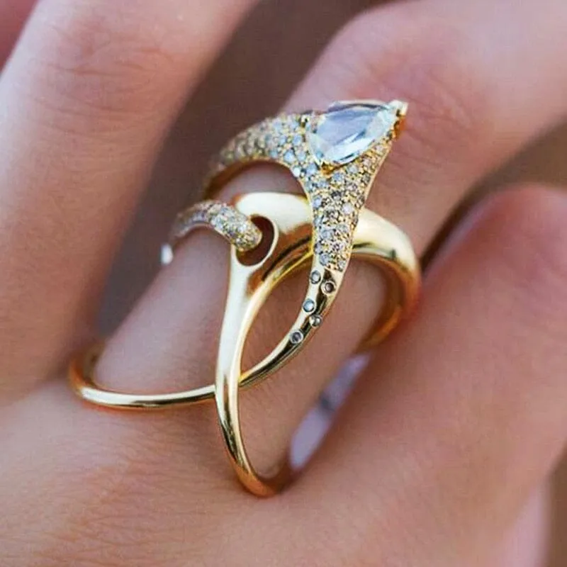 Unique Luxury Irregular Magical Ring