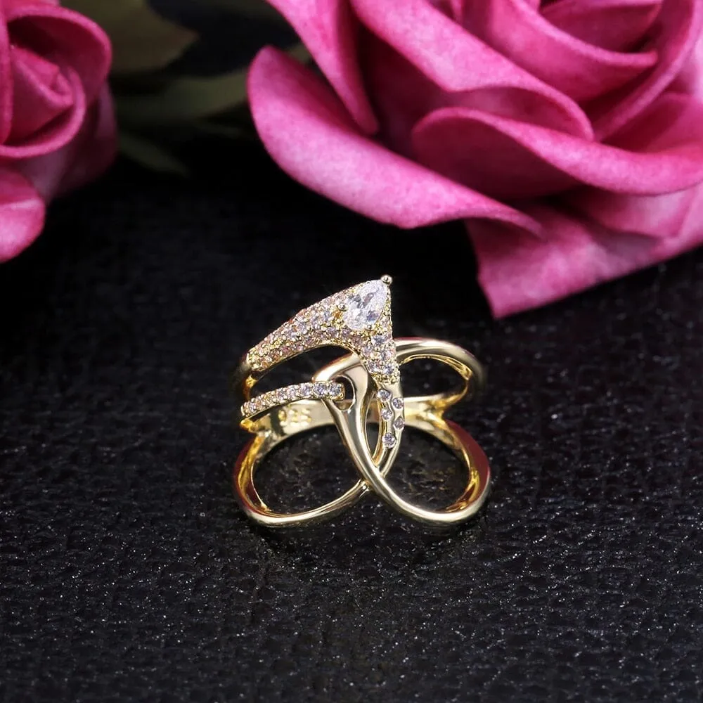 Unique Luxury Irregular Magical Ring