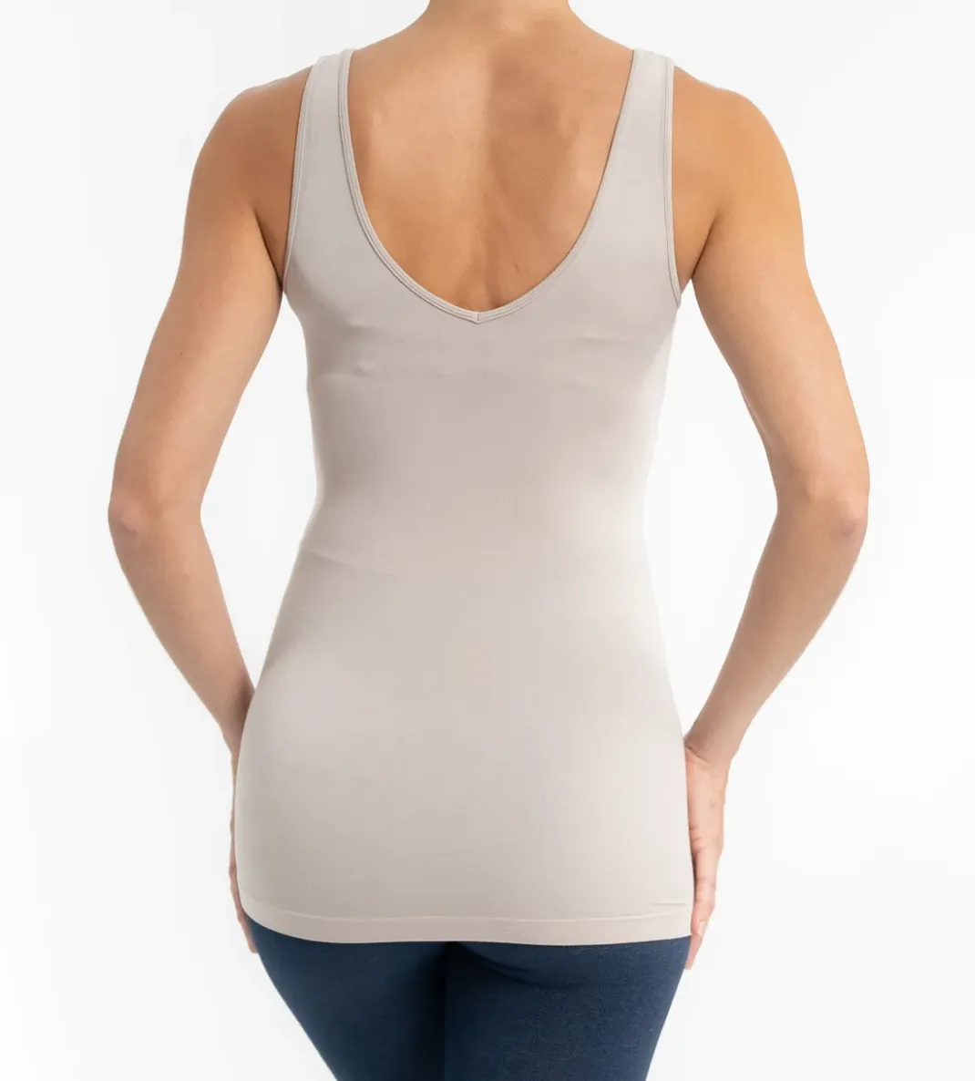 V-NECK/SCOOP NECK REVERSIBLE TANK By Elietian