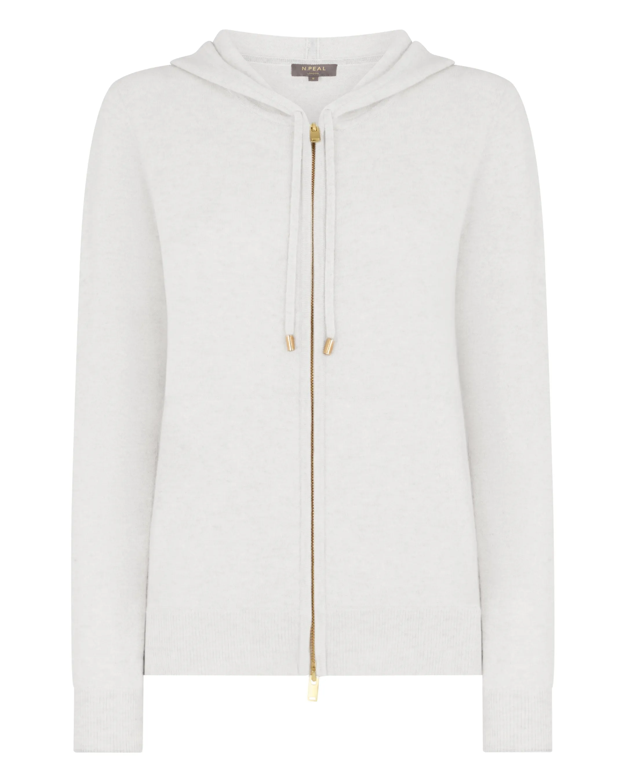 Women's Ada Cashmere Hoodie Pebble Grey