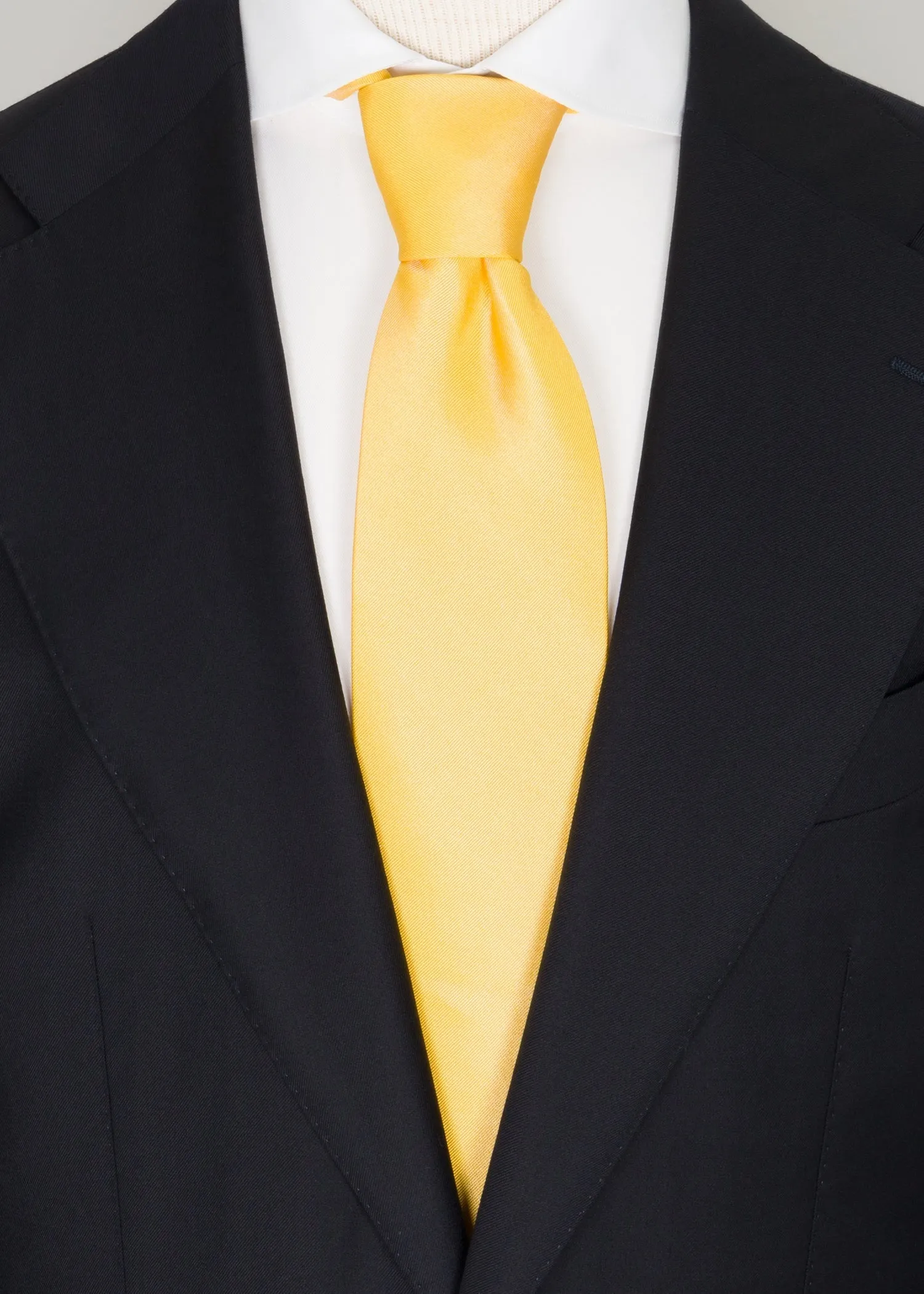 Yellow Plain Tie