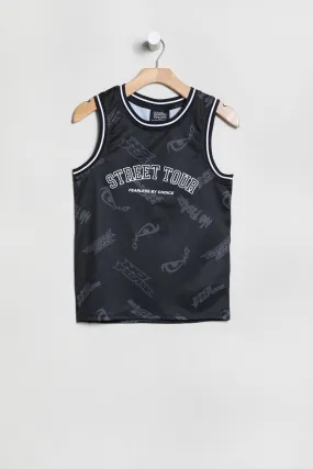 Youth Printed Basketball Jersey